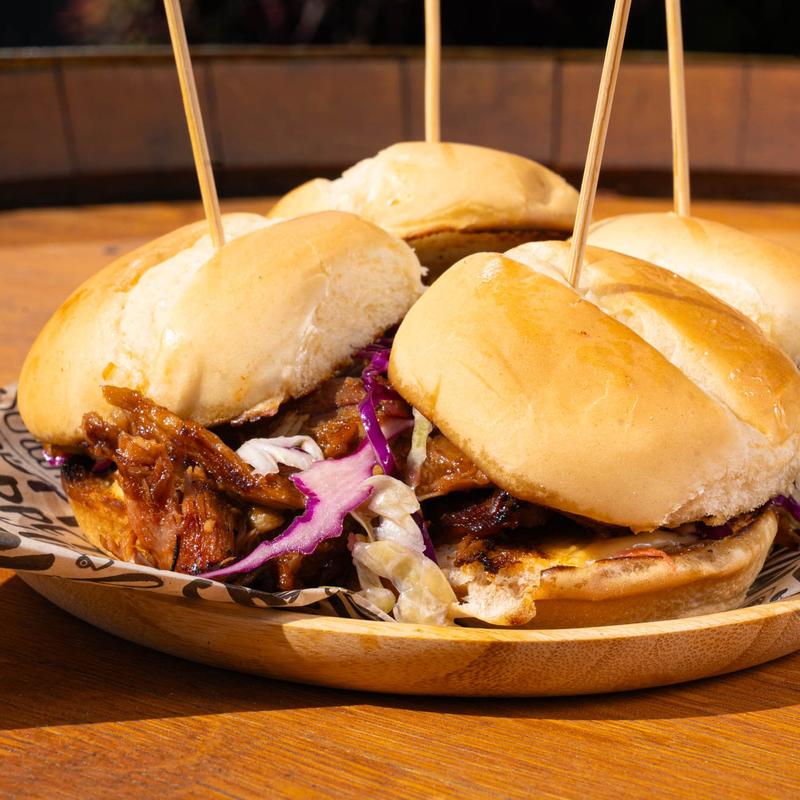 menu item 4 of 7, Pulled Pork Sliders