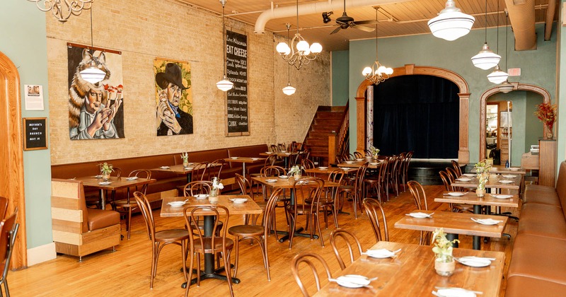 Interior, dining area