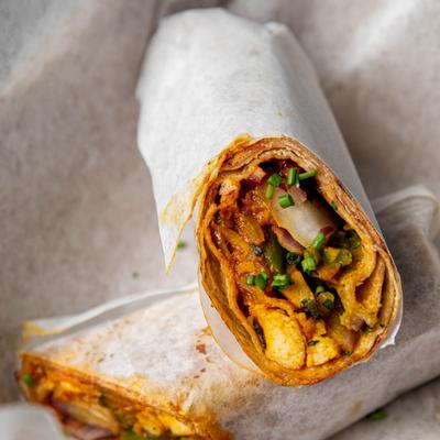 Veg burritos.