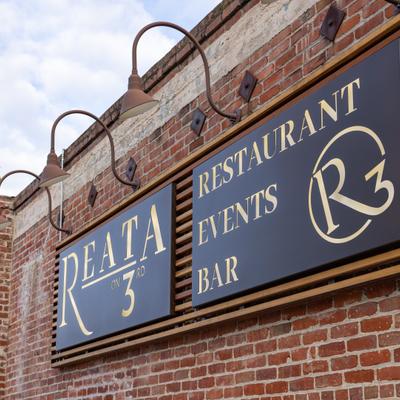 Exterior with signage board