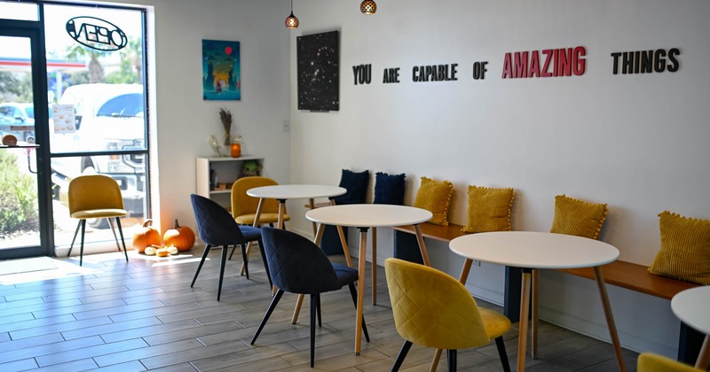 Interior seating area