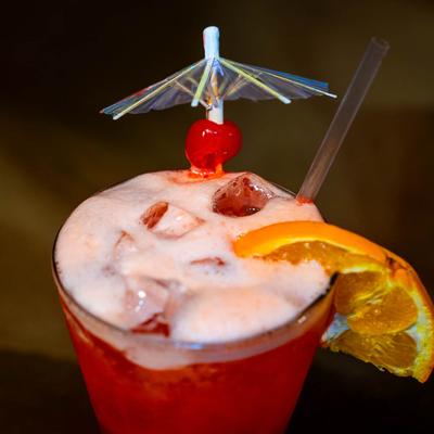 The sex on the beach cocktail.