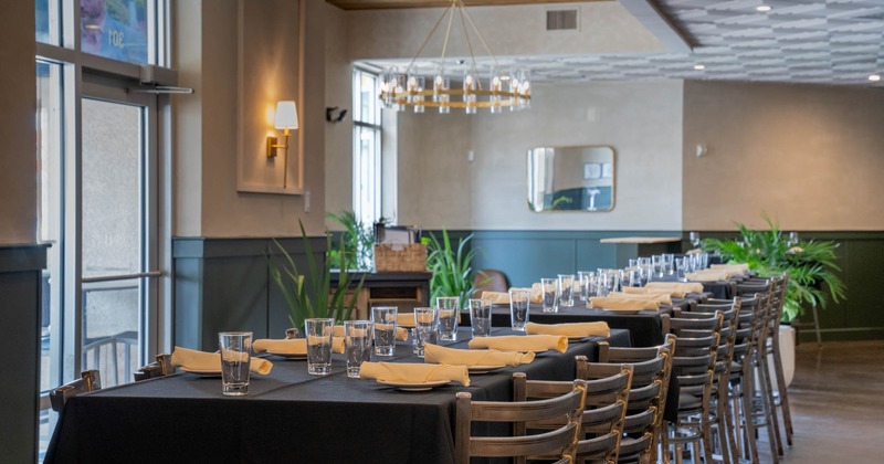 Interior seating area