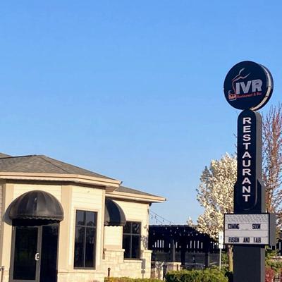 Exterior, view of the restaurant and signage.