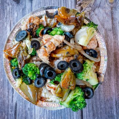 Grilled Chicken Rice Bowl.