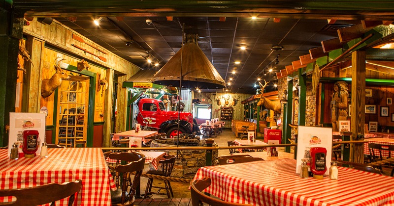 Interior, dining tables, decoration