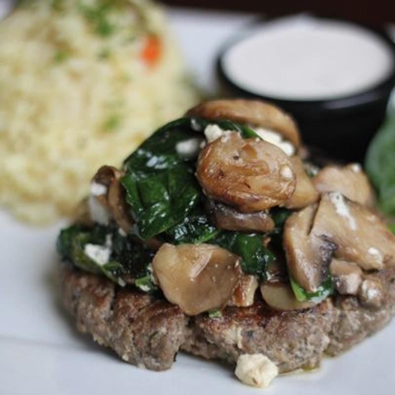 Greek Lamb Burger photo