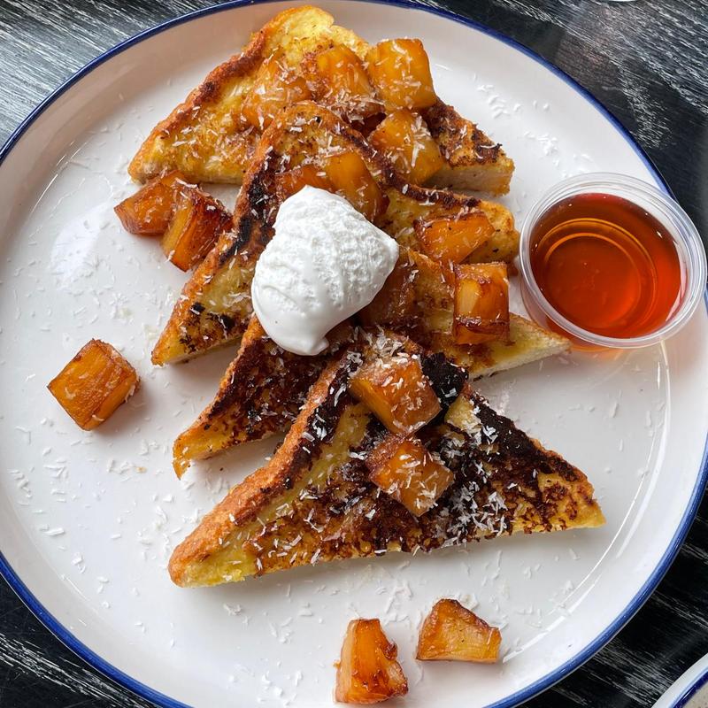 menu item 84 of 84, French toast + 2 sides