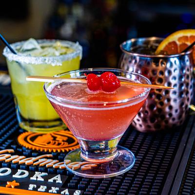 Sage and pineapple margarita, sweet melody martini, and oliver twist mule.