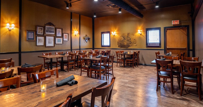 Interior, main seating space