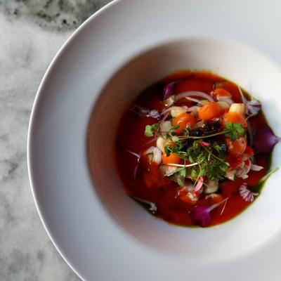 Brussels plate, top view.