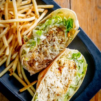 Chicken Caesar wrap.