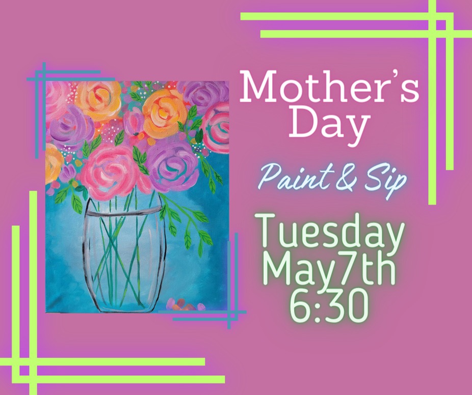 Mother's Day Paint & Sip event photo