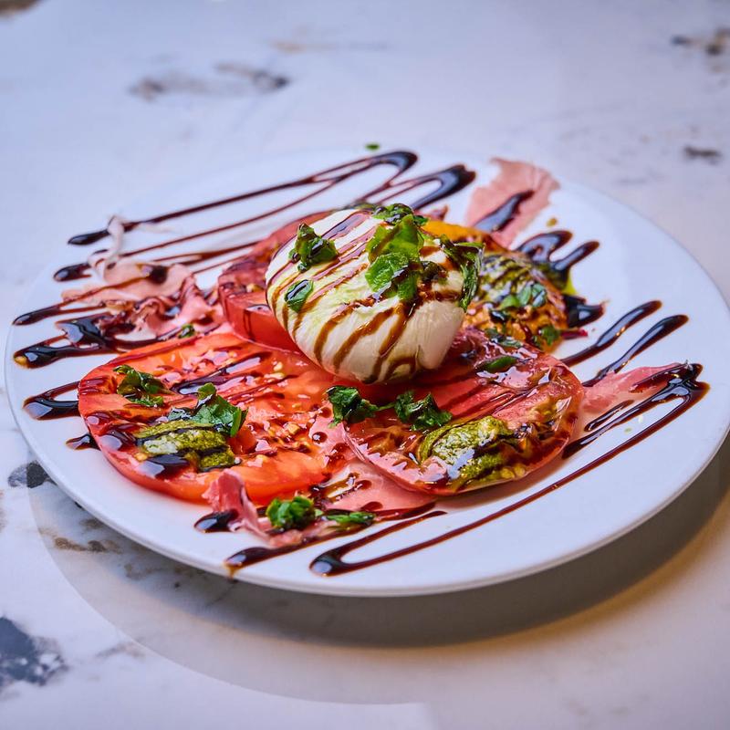 Burrata + Eggplant Caprese photo