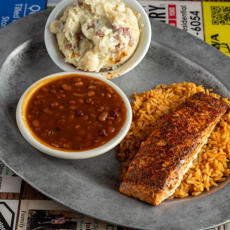 menu item 11 of 16, Blackened Norwegian Salmon