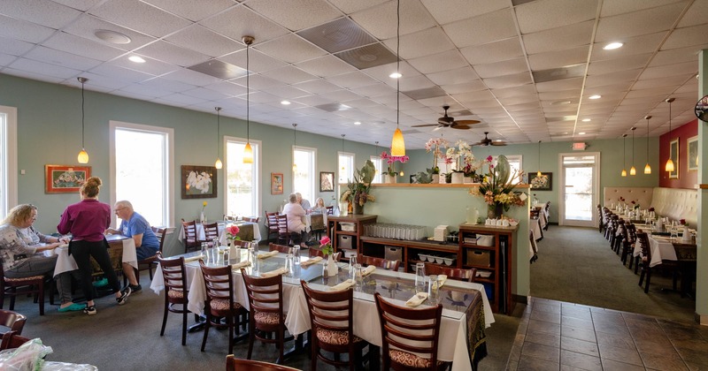 Interior, dining area