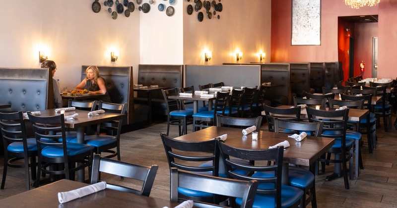 Interior, dining area