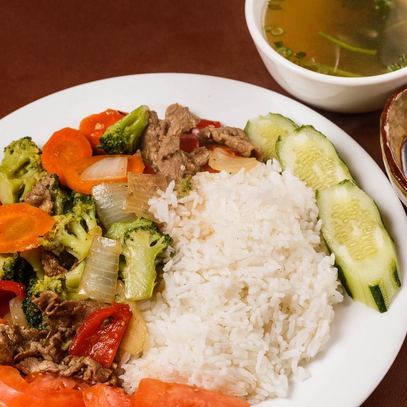 Com Bo Xao Bong Cai photo