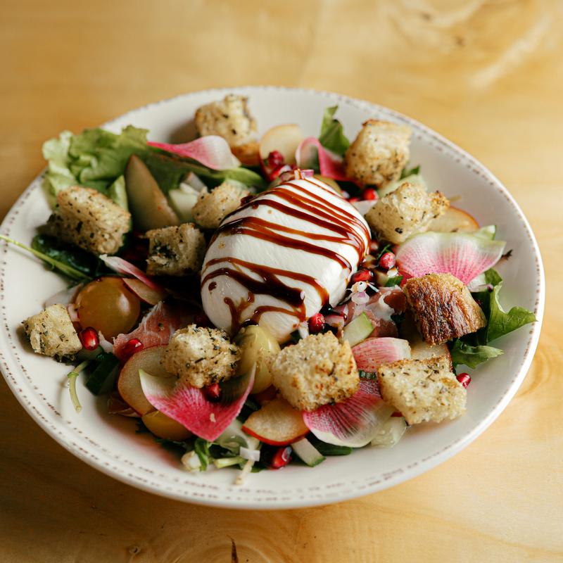 Proscuitto and Burrata Panzanella (GFO, VEGO) photo