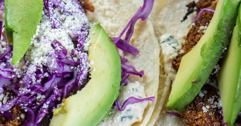 Tortuga Island Tacos, closeup