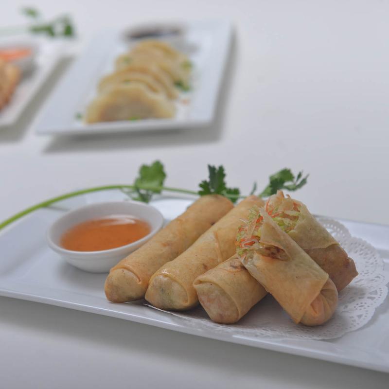 Crispy Vegetable Spring Rolls photo
