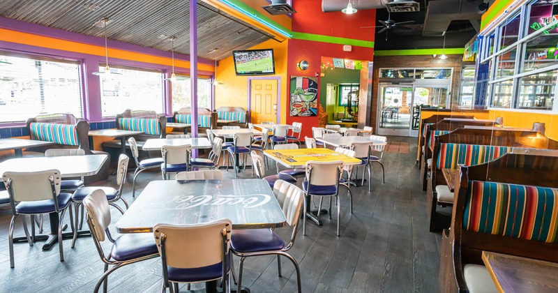 Interior, seating area