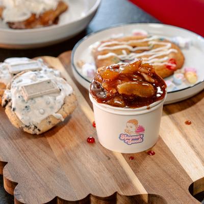 Apple Cobbler and cookies.