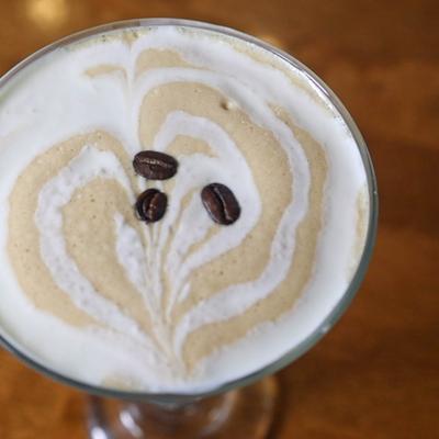 Espresso Martini, top view.