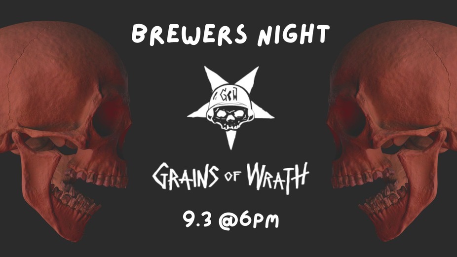 Brewers Night - Grains of Wrath Brewing event photo