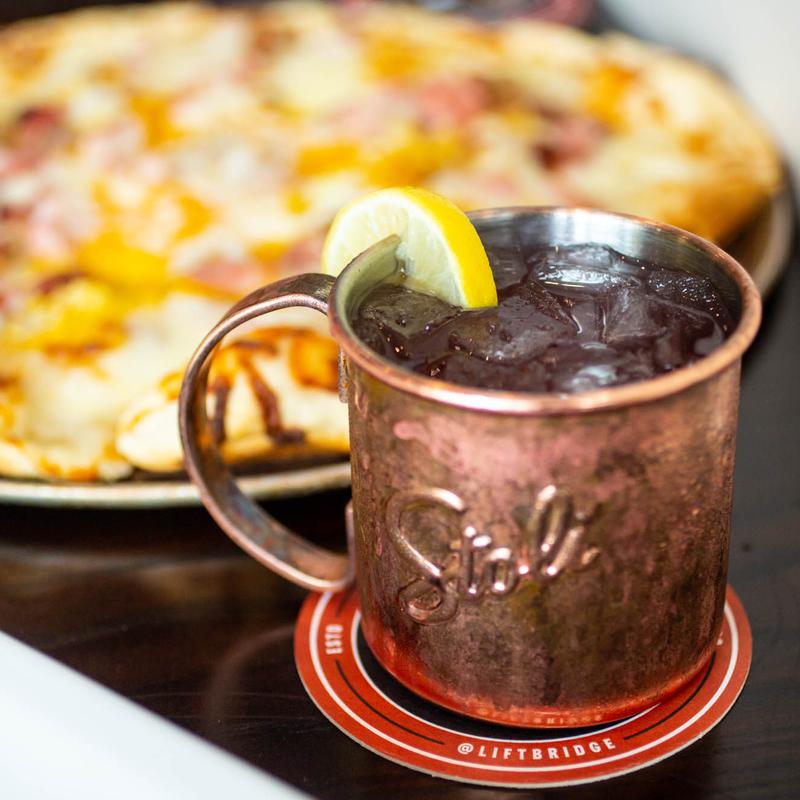 Meyer Lemon Raspberry Mule photo