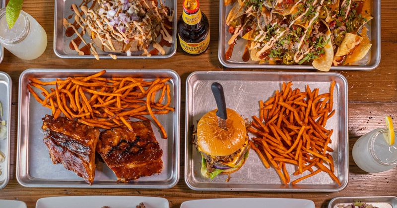 Different types of food on the table