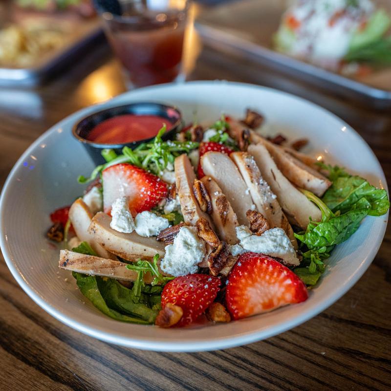 menu item 24 of 28, Strawberry, Spinach & Arugula Salad
