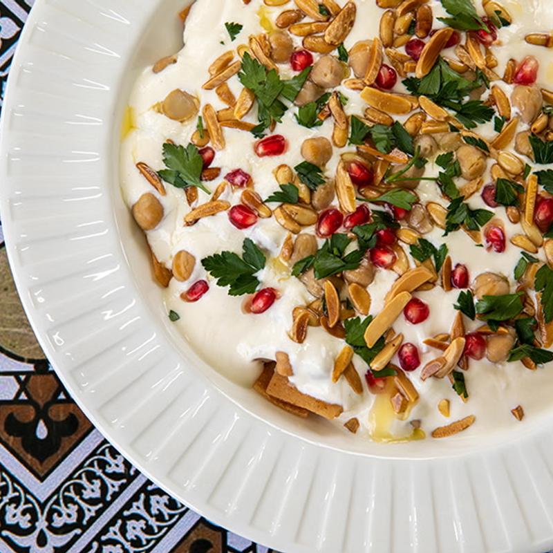 menu item 37 of 38, Appetizer Special: Fattah with Chickpeas