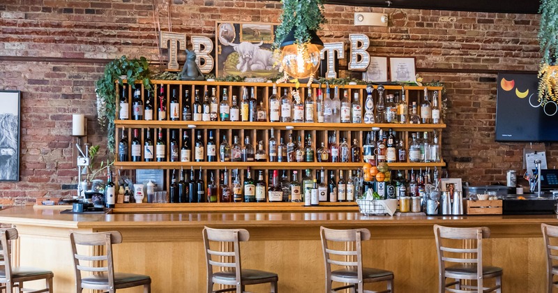 Interior, bar area