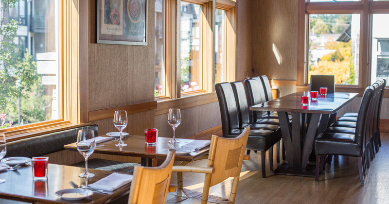 Interior, dining area