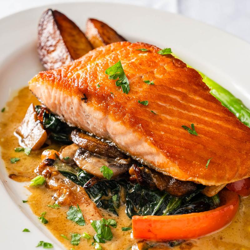 menu item 10 of 10, Salmon ala Ciao