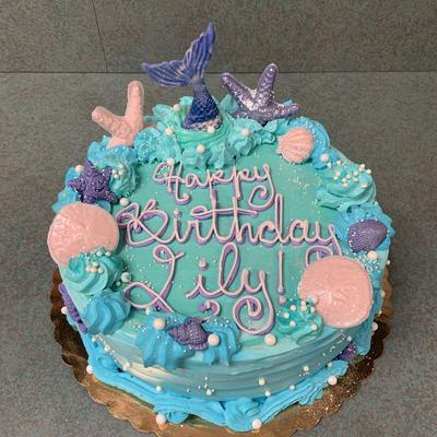 Mermaid cake kid birthday cakes