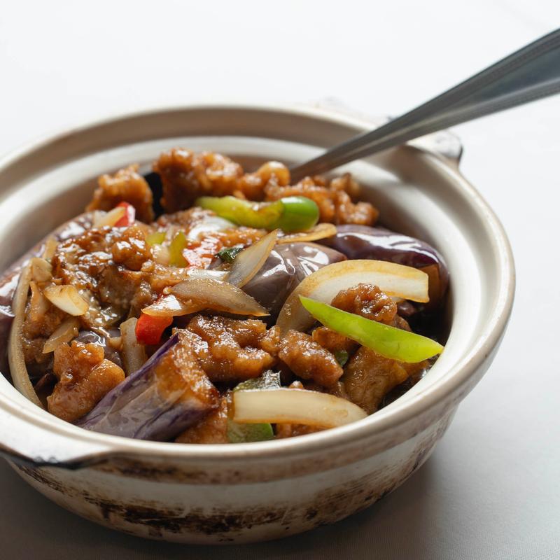 menu item 8 of 36, Stir - Fry Chicken & Eggplant