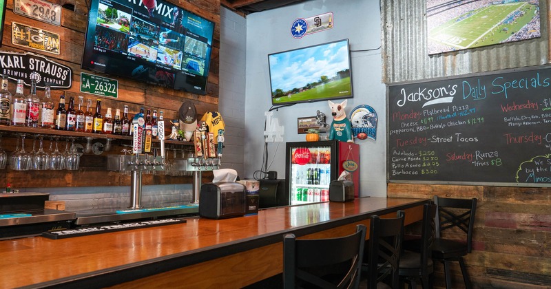 Interior, bar area