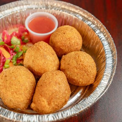 Wo Fried Ball, made from black lentils.