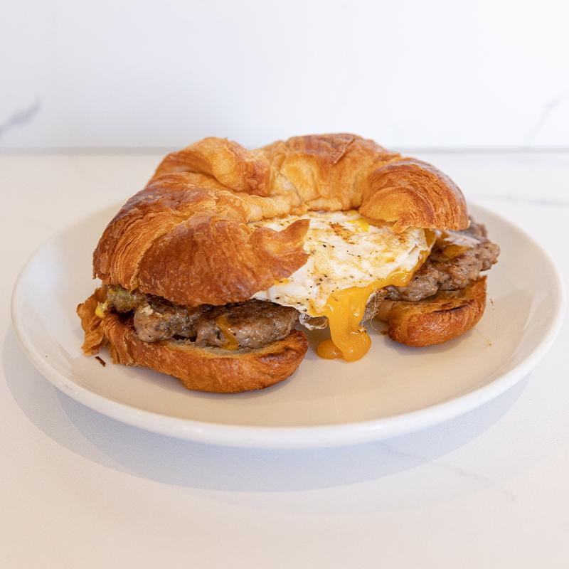 Sausage, Egg & Cheese Croissant photo