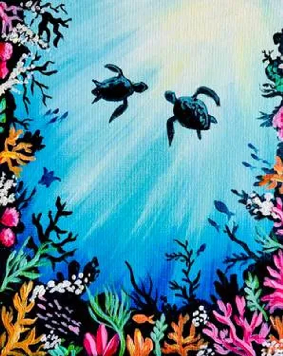Sip & Paint event photo