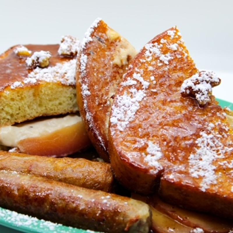 Honey Roasted Pear-Stuffed French Toast photo