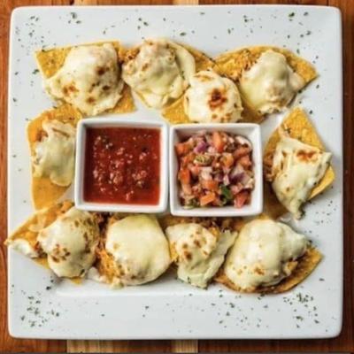 Sour Cream Chicken Nachos.