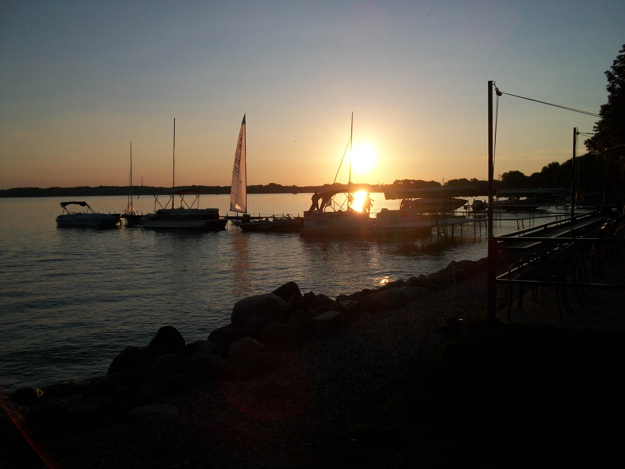 Boats on the lake