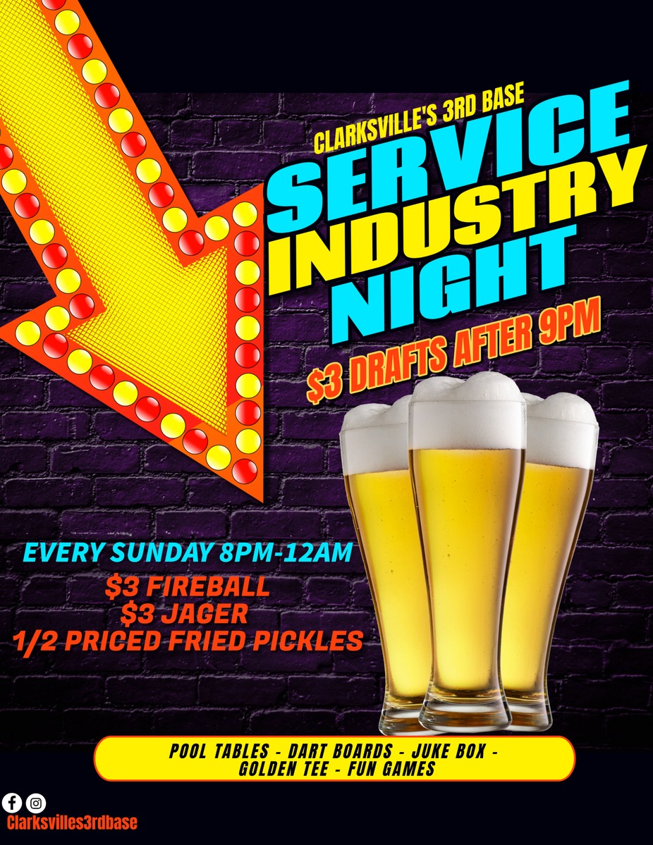 Service Industry Sunday Night event photo