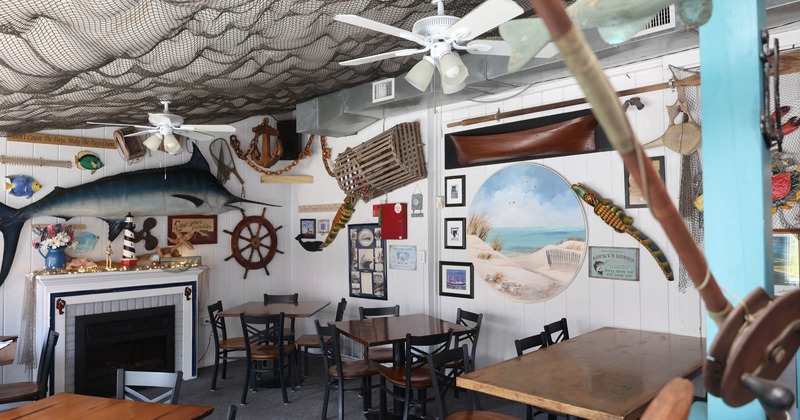 Wide view of the interior