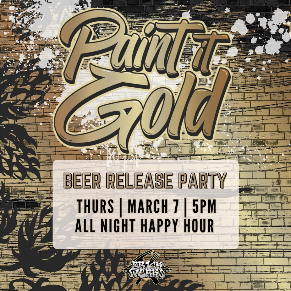 Paint it Gold Beer Release event photo