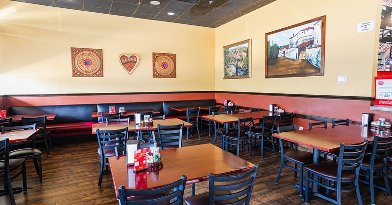 Interior, dining area