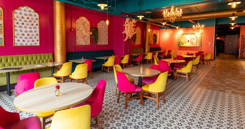 Interior seating area